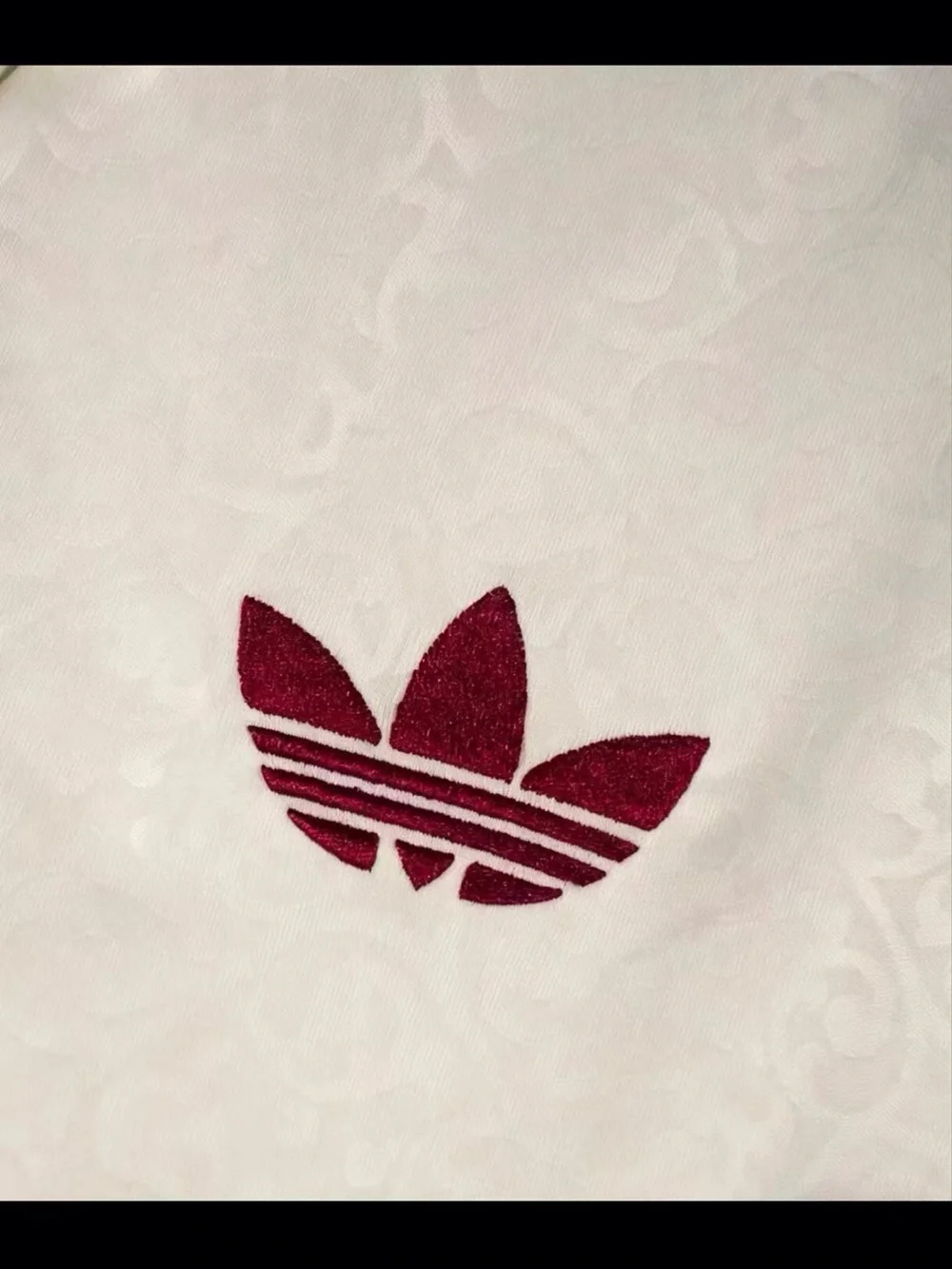 Adidas Spain Retro Cream & Burgundy Men's Football Shirt